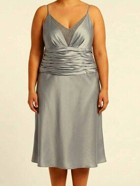 Belsoie by Jasmine Charmeuse Cocktail Dress NEW- Sz. 24